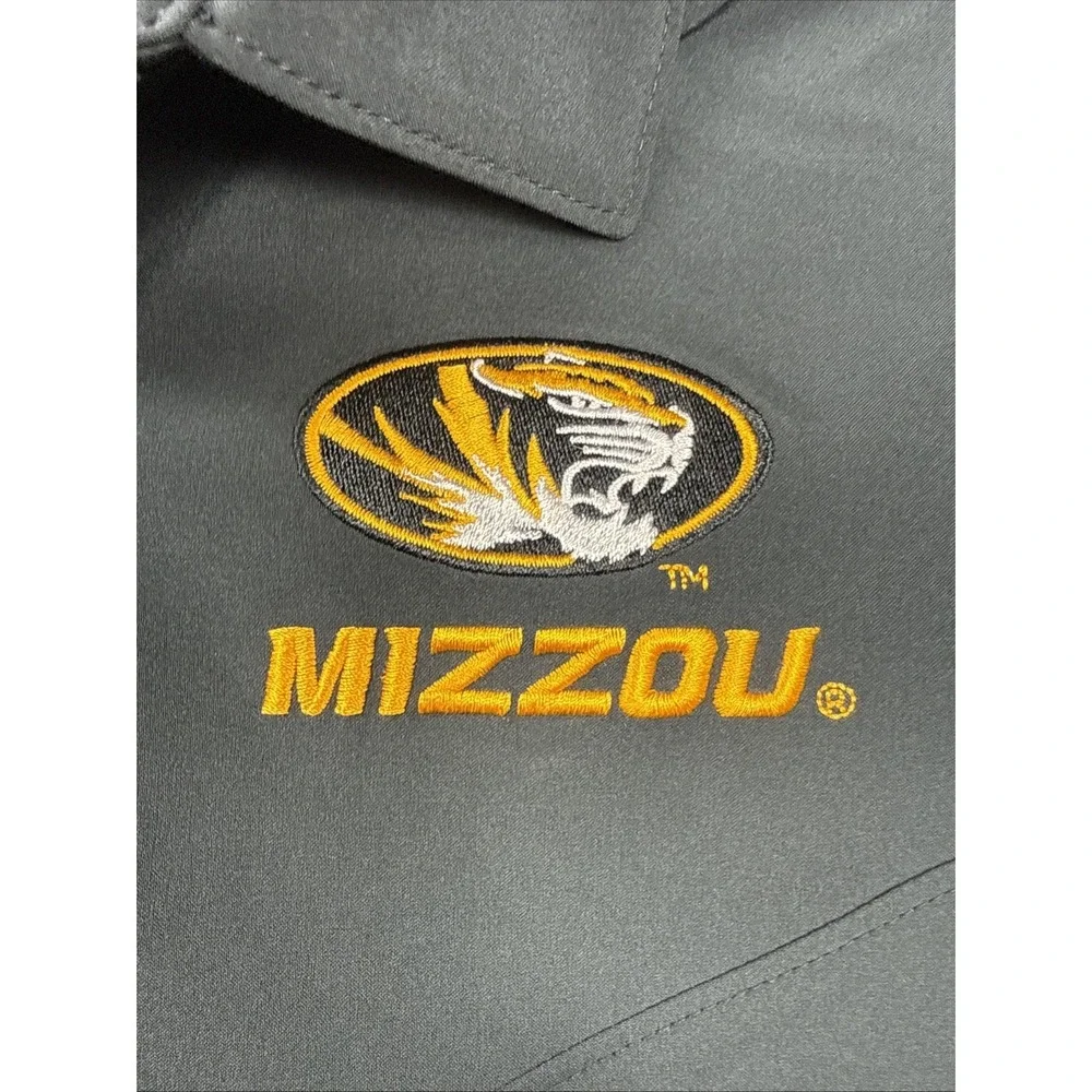 Nike Dri-Fit On-Field Polo Men's XL Missouri Tigers Black Lightweight‎ NWOT EUC